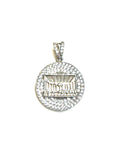 Last supper round pendant