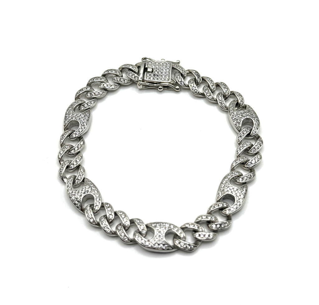 Men’s iced out bracelet