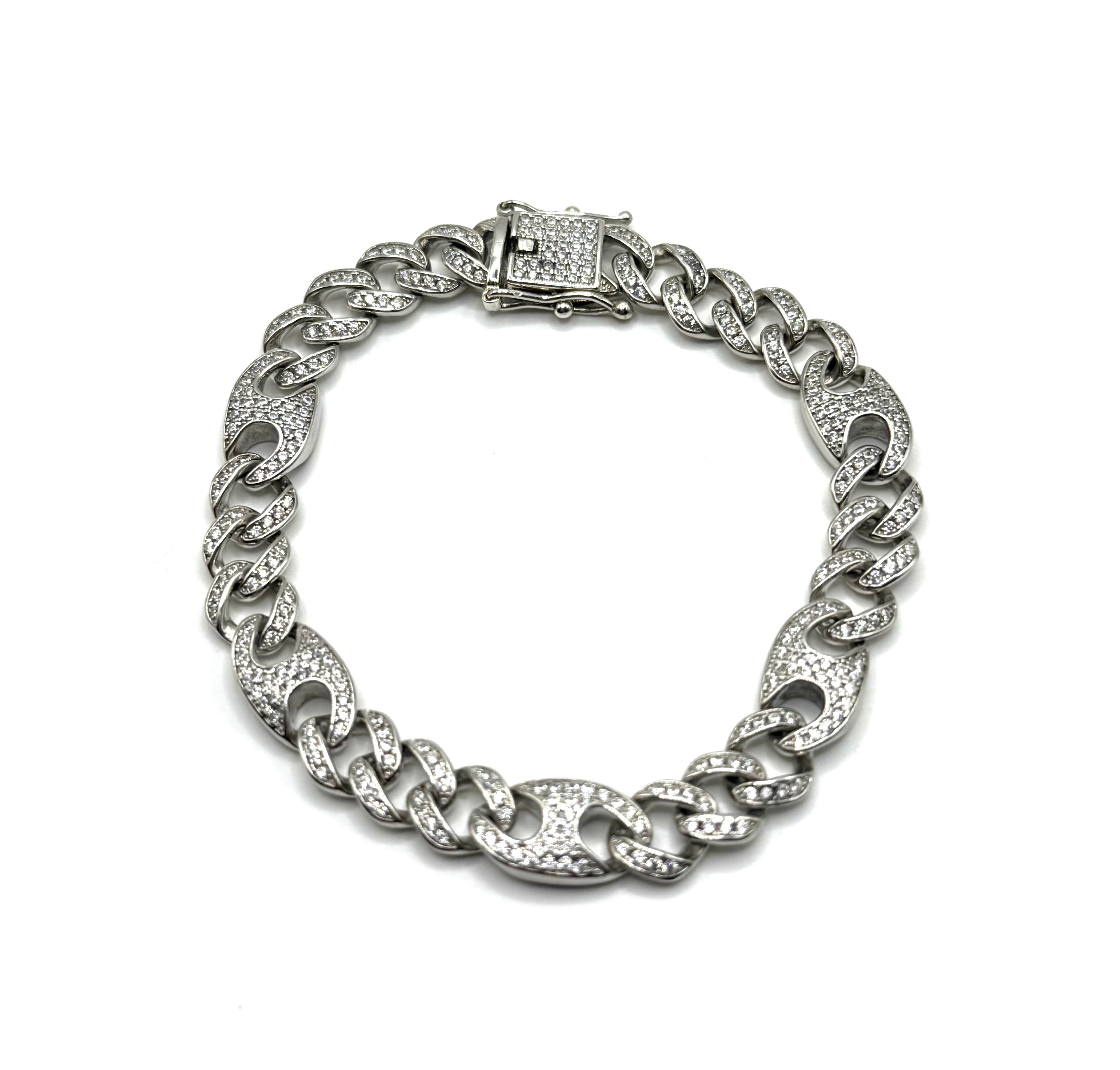 Men’s iced out bracelet