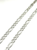Men’s figaro diamond cut chain