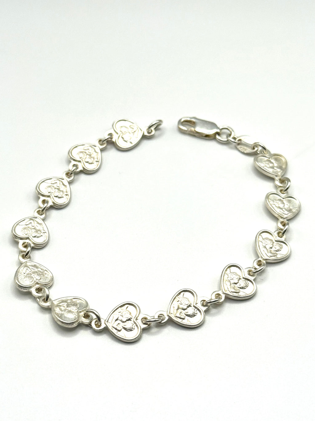 Woman’s angel heart bracelet
