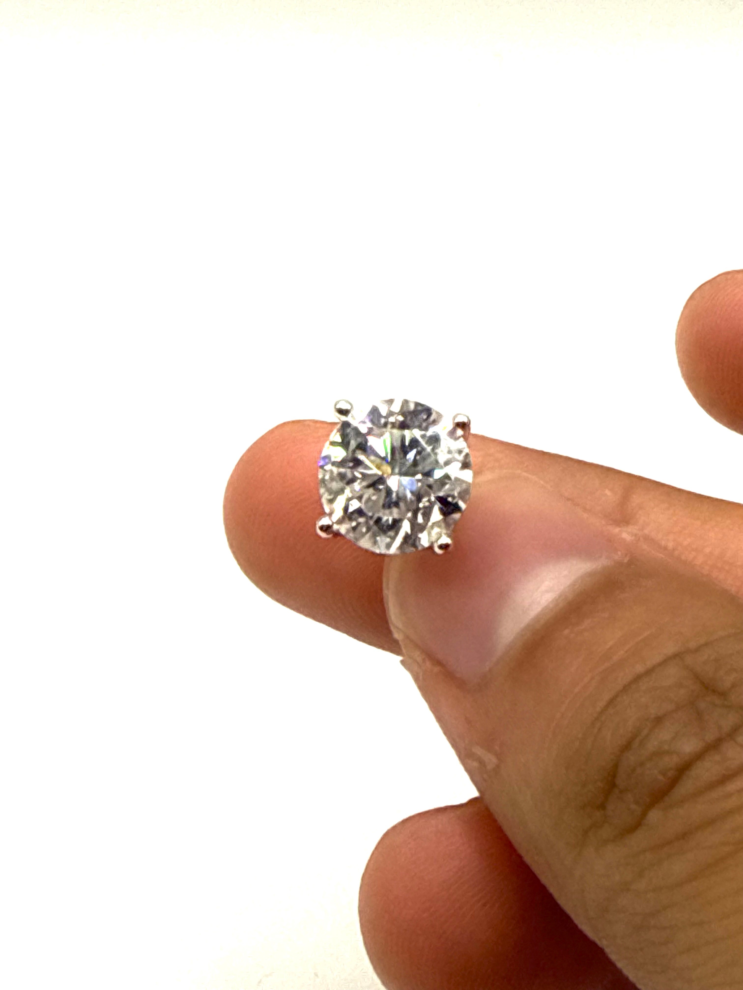 Moissanite earrings men’s