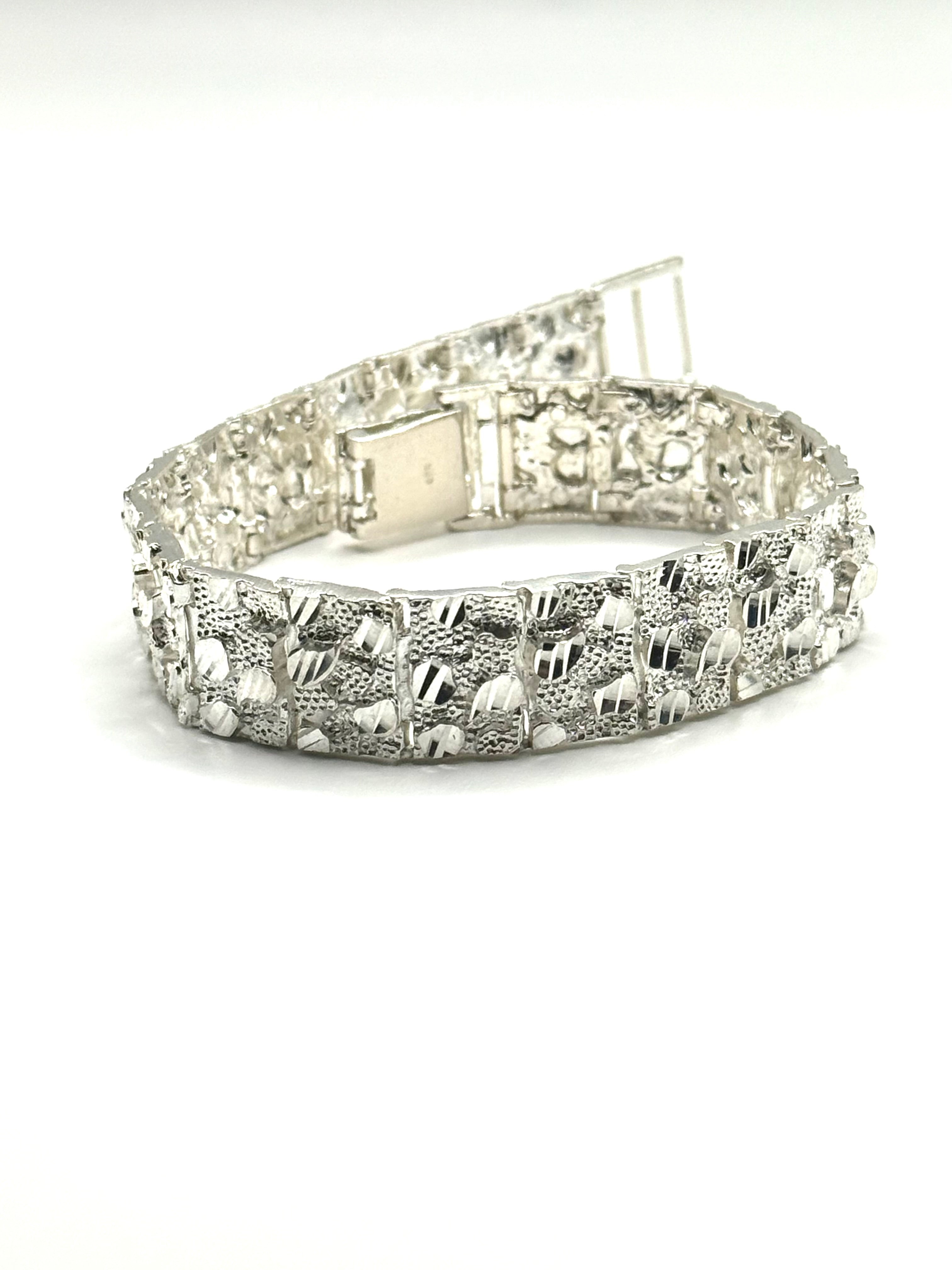Men’s nugget bracelet