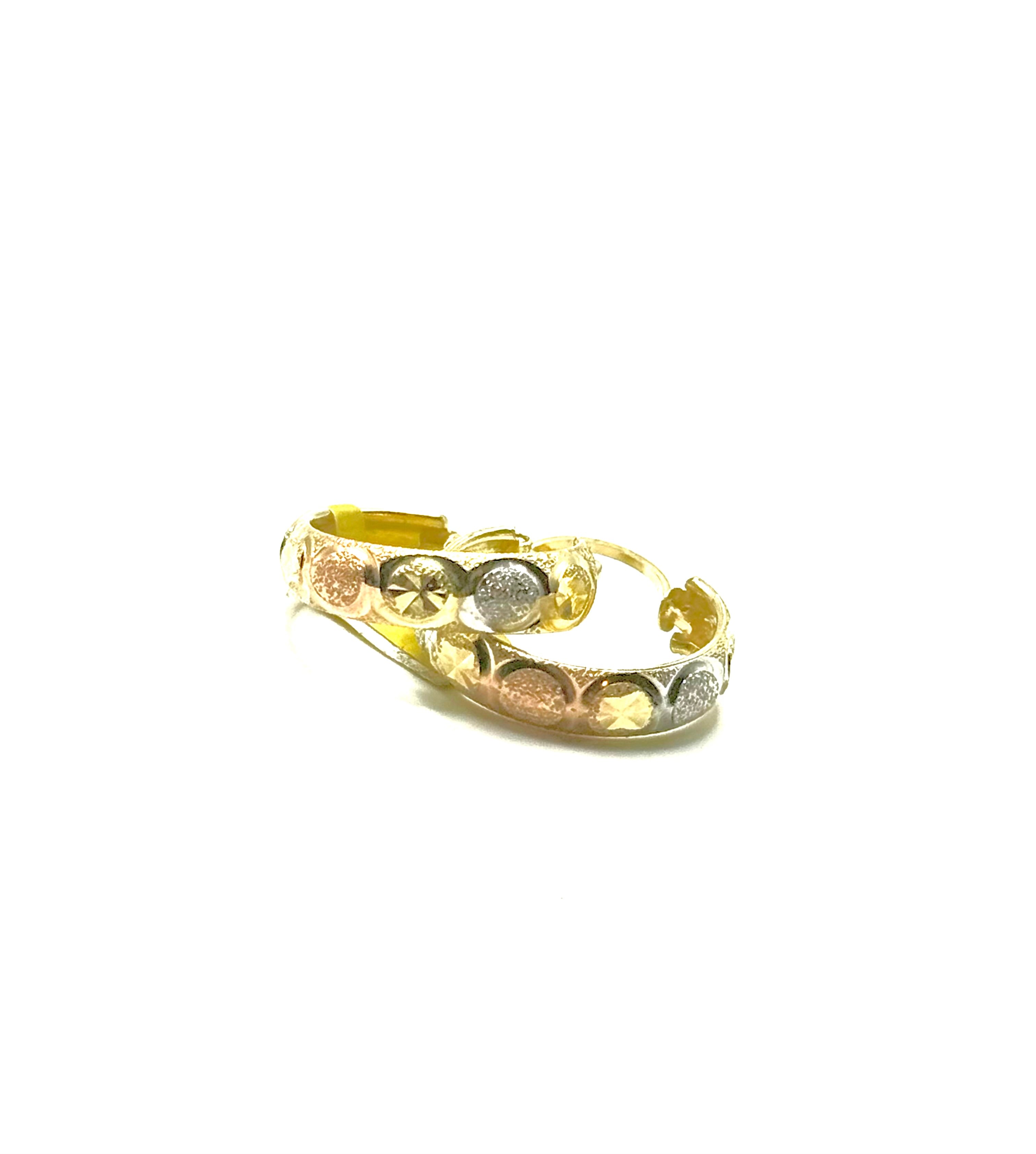 Woman’s 14k hoop earrings three colored