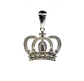 Fancy Virgin Mary crown pendant