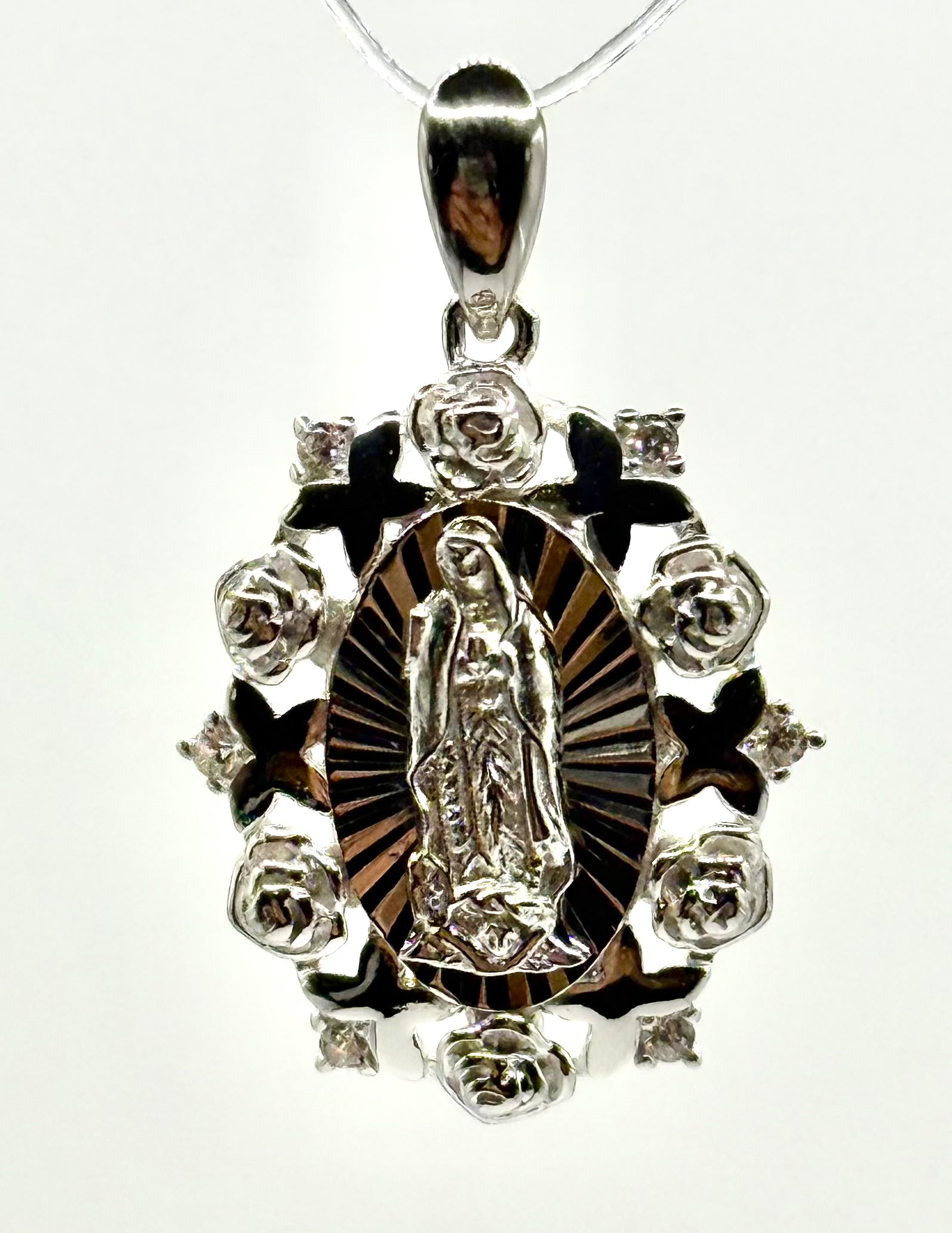 Virgin Mary Rose design
