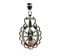 Virgin Mary cross design pendant