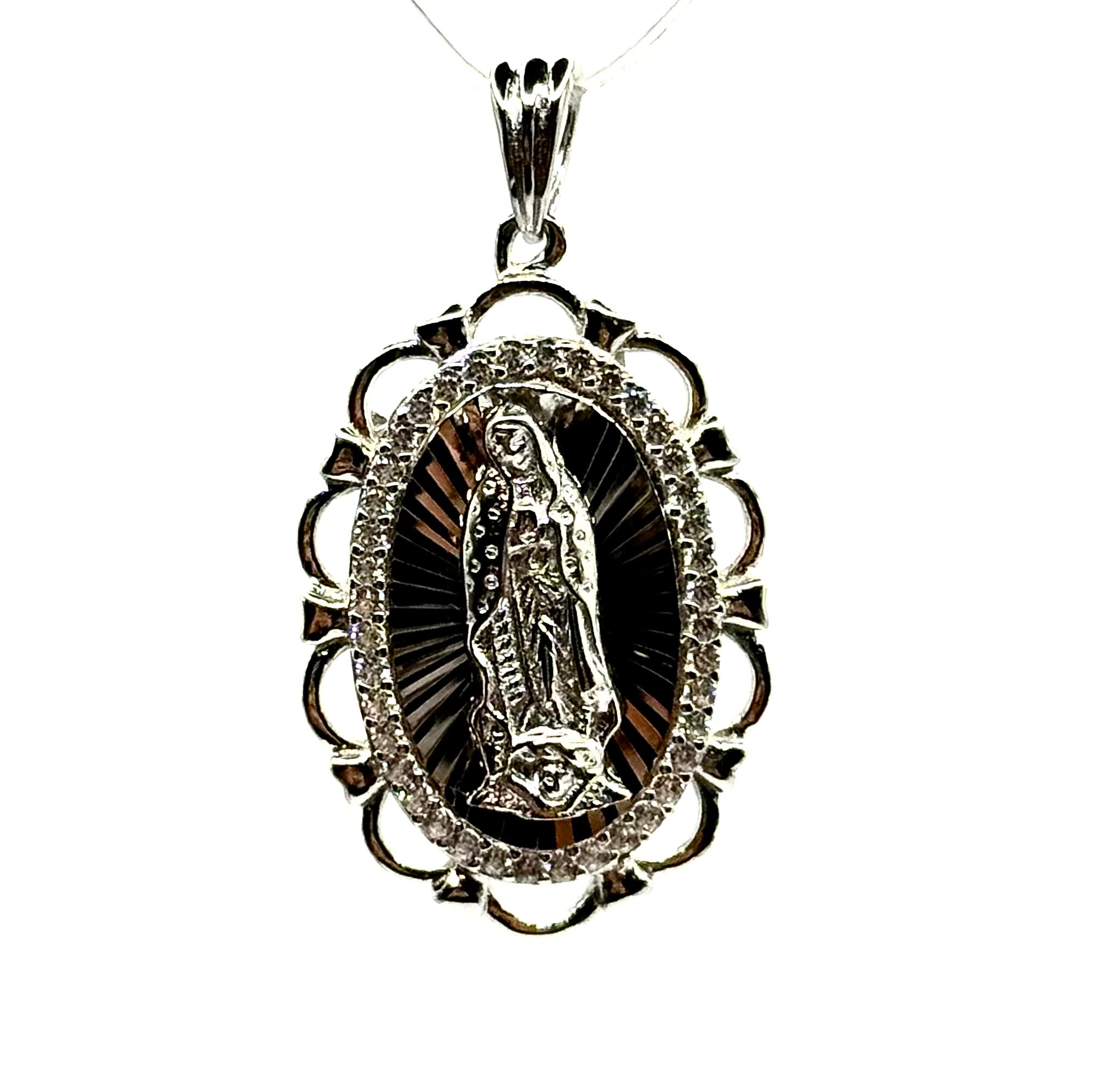 Fancy Virgin Mary pendant