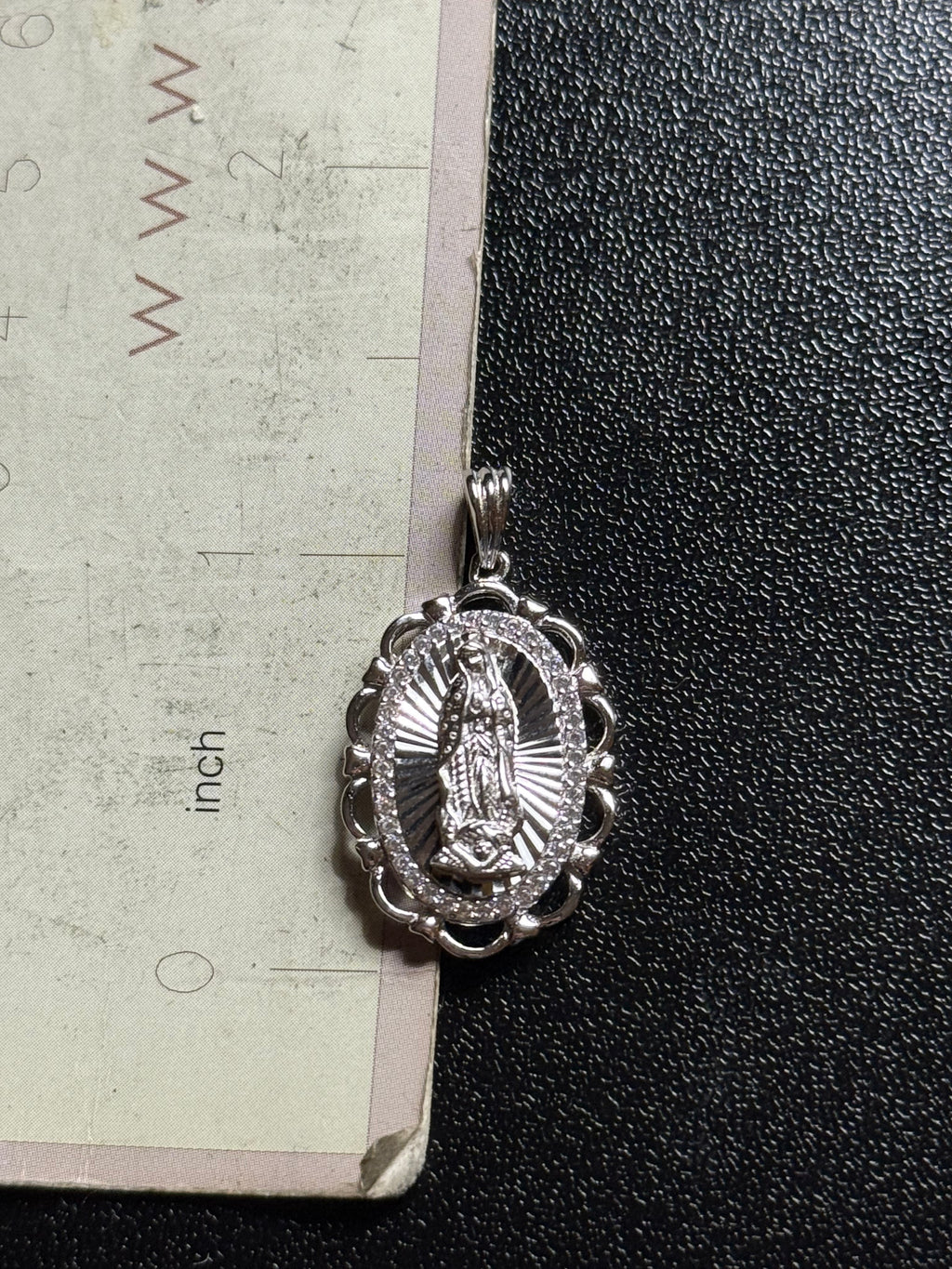 Fancy Virgin Mary pendant