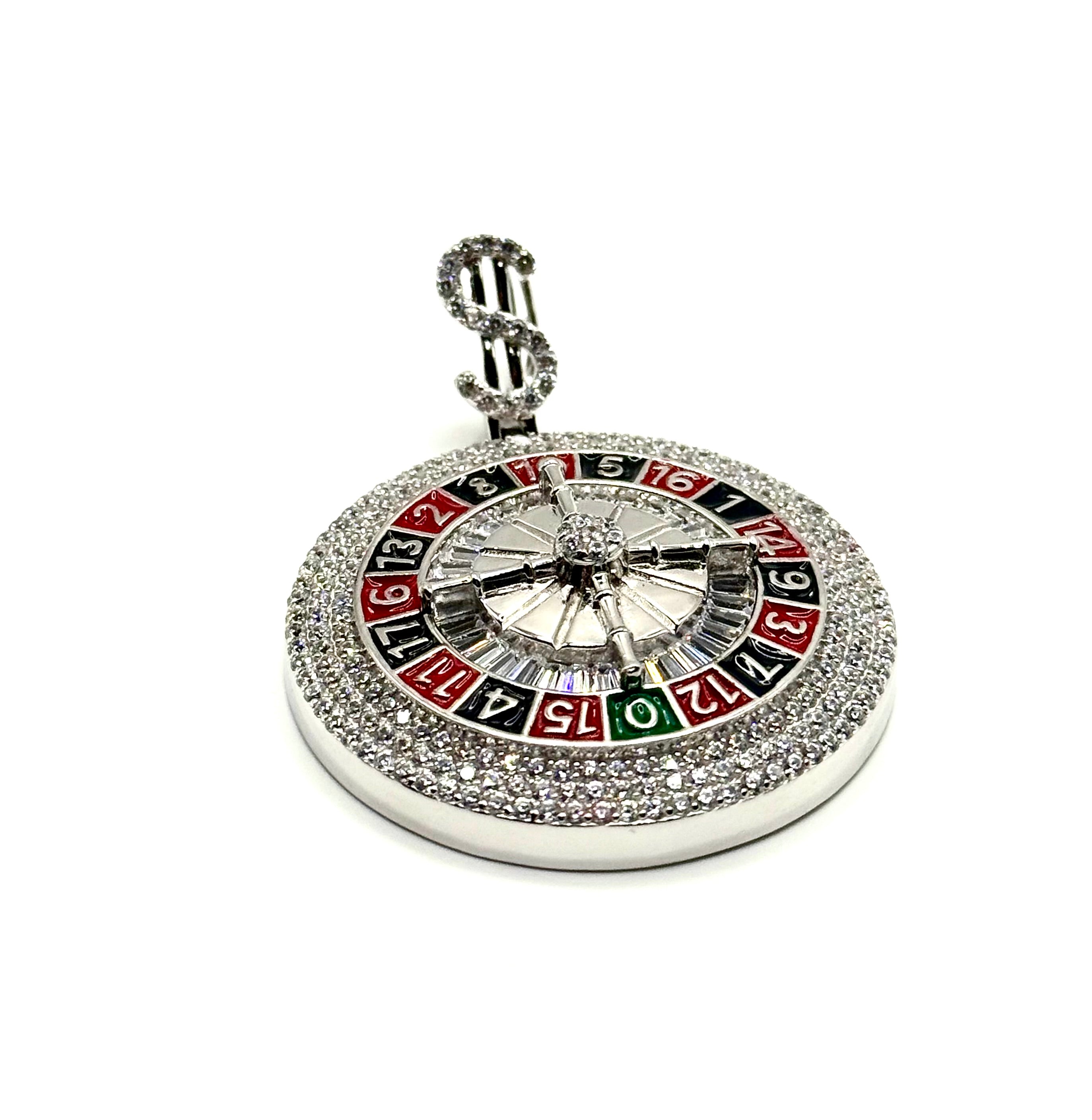 Roulette CZ pendant