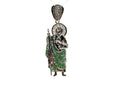 Small san judas pendant