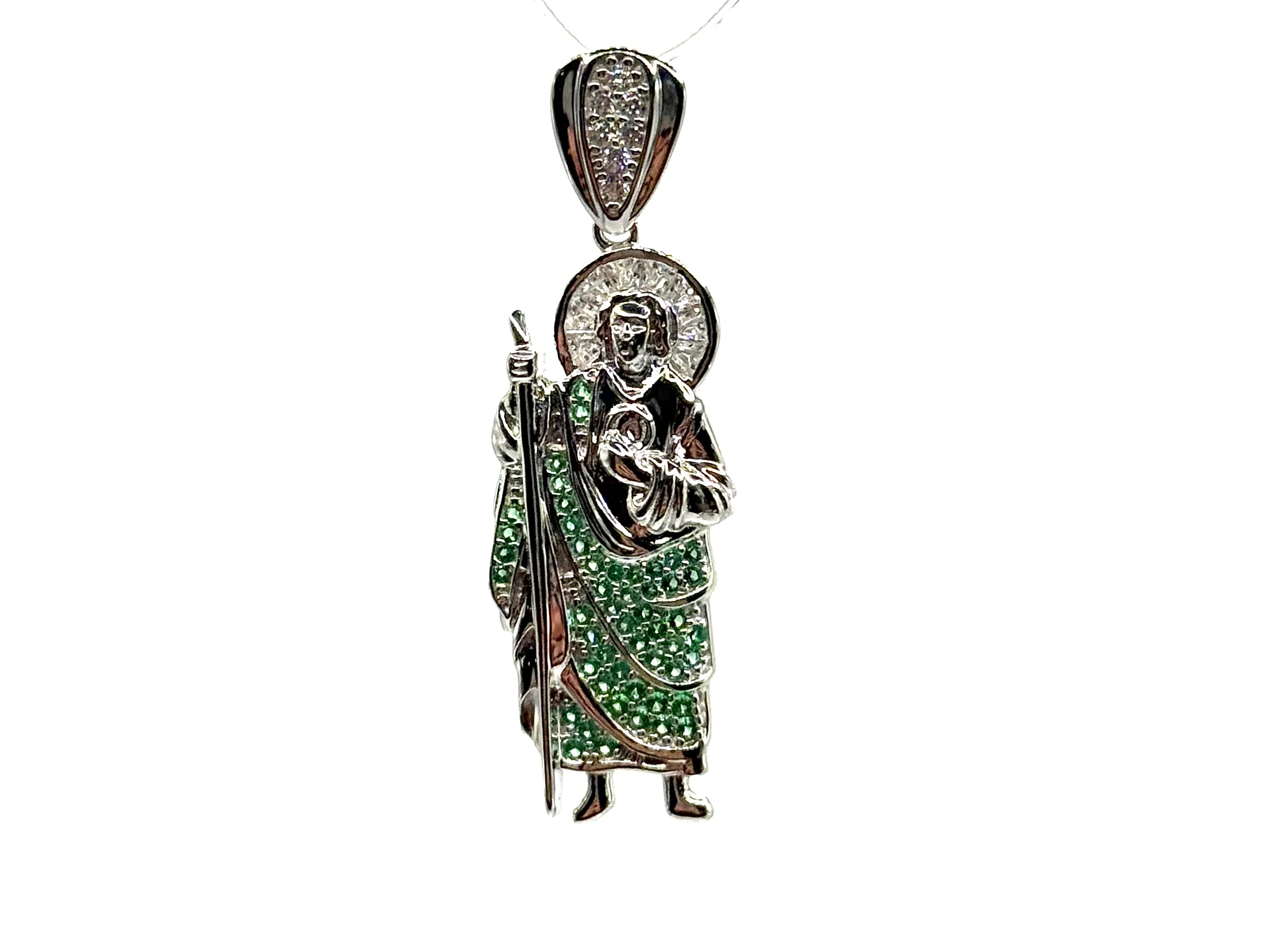 Small san judas pendant