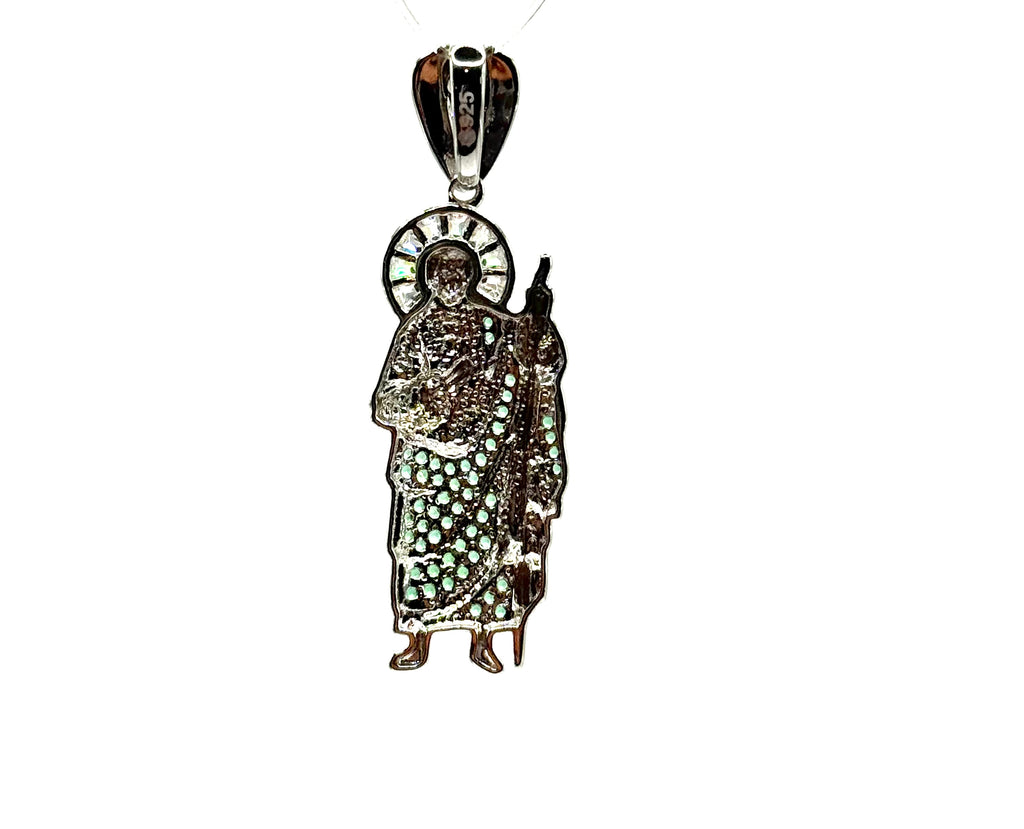 Small san judas pendant