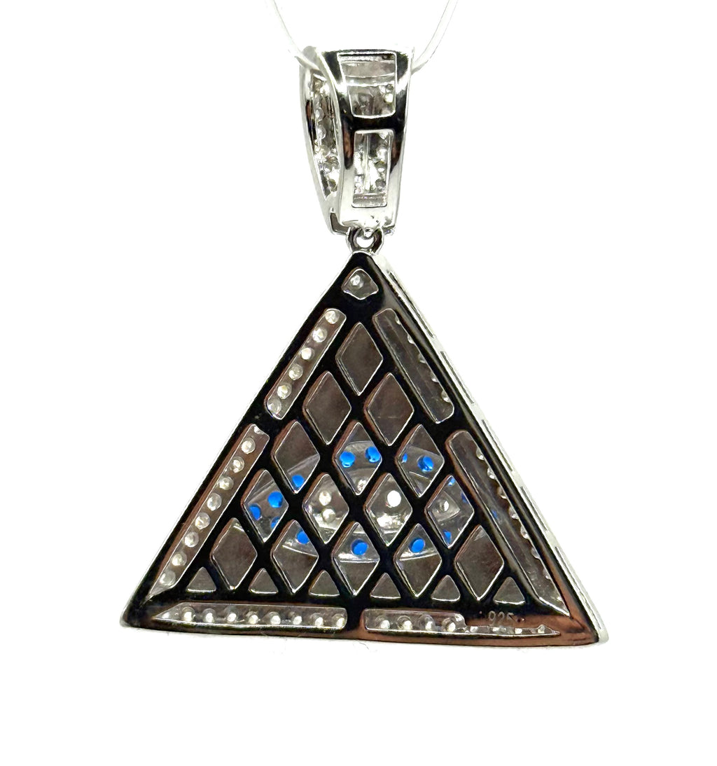Pyramid CZ pendant