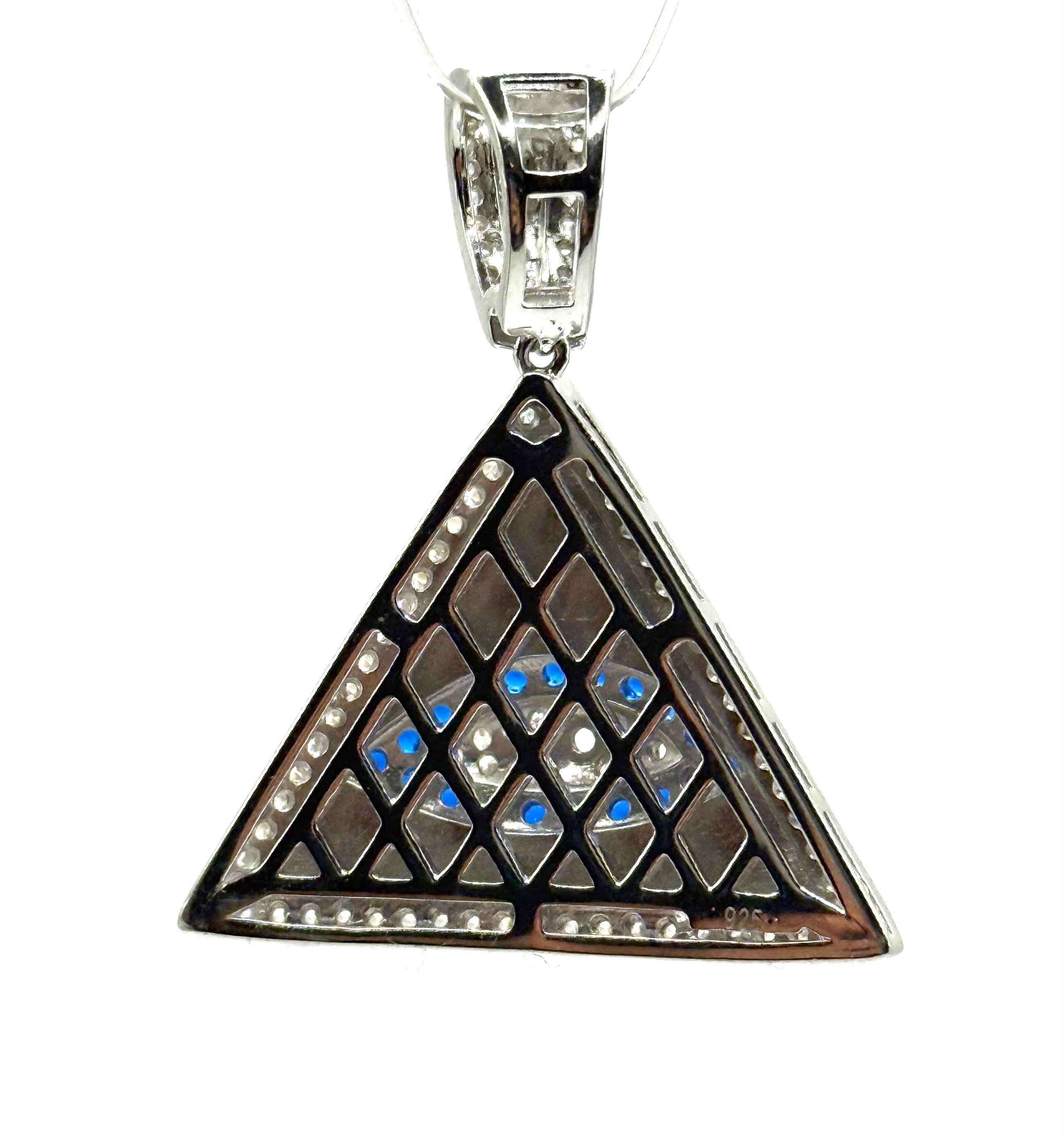Pyramid CZ pendant