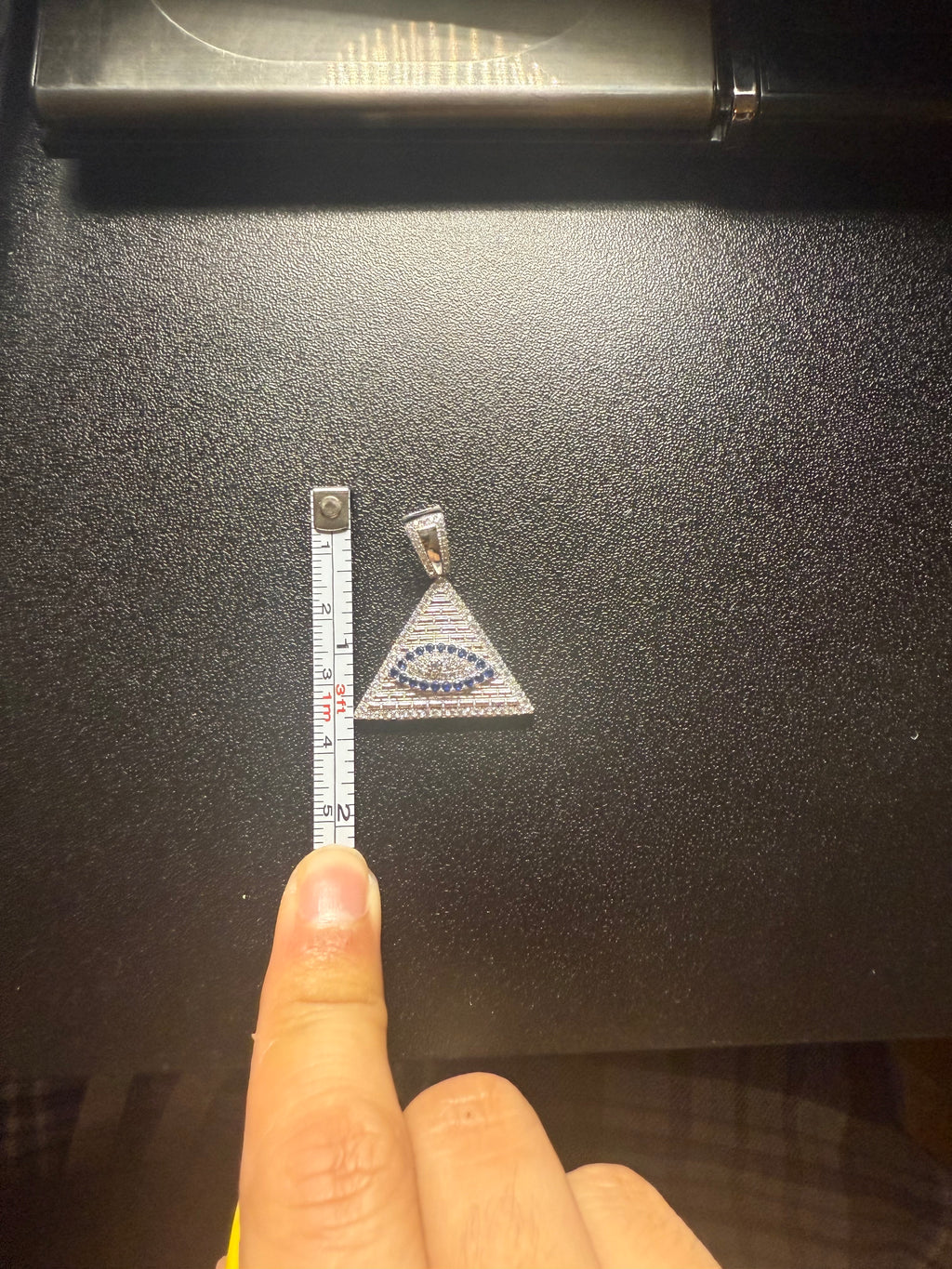 Pyramid CZ pendant