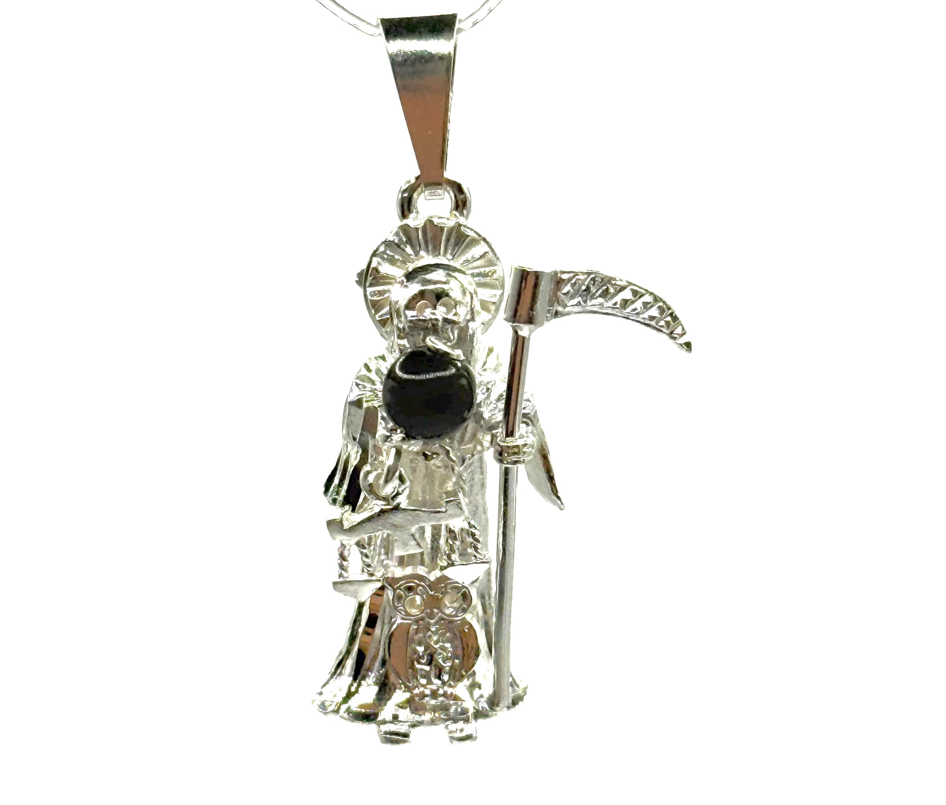 Smaller Santa Muerte pendant