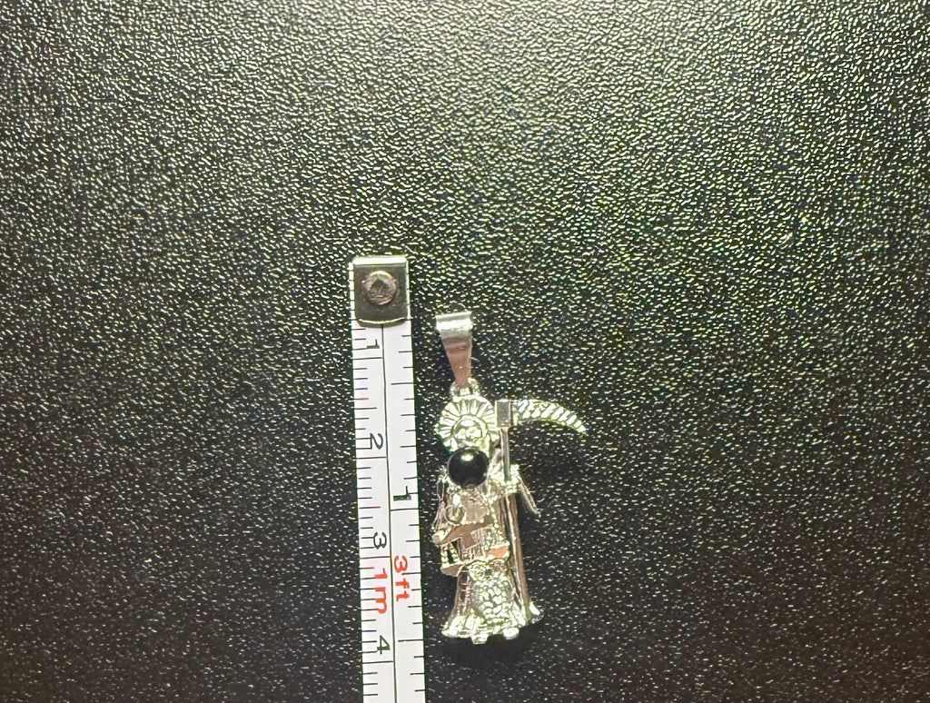 Smaller Santa Muerte pendant