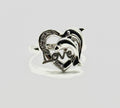 Woman’s heart dolphin Ring
