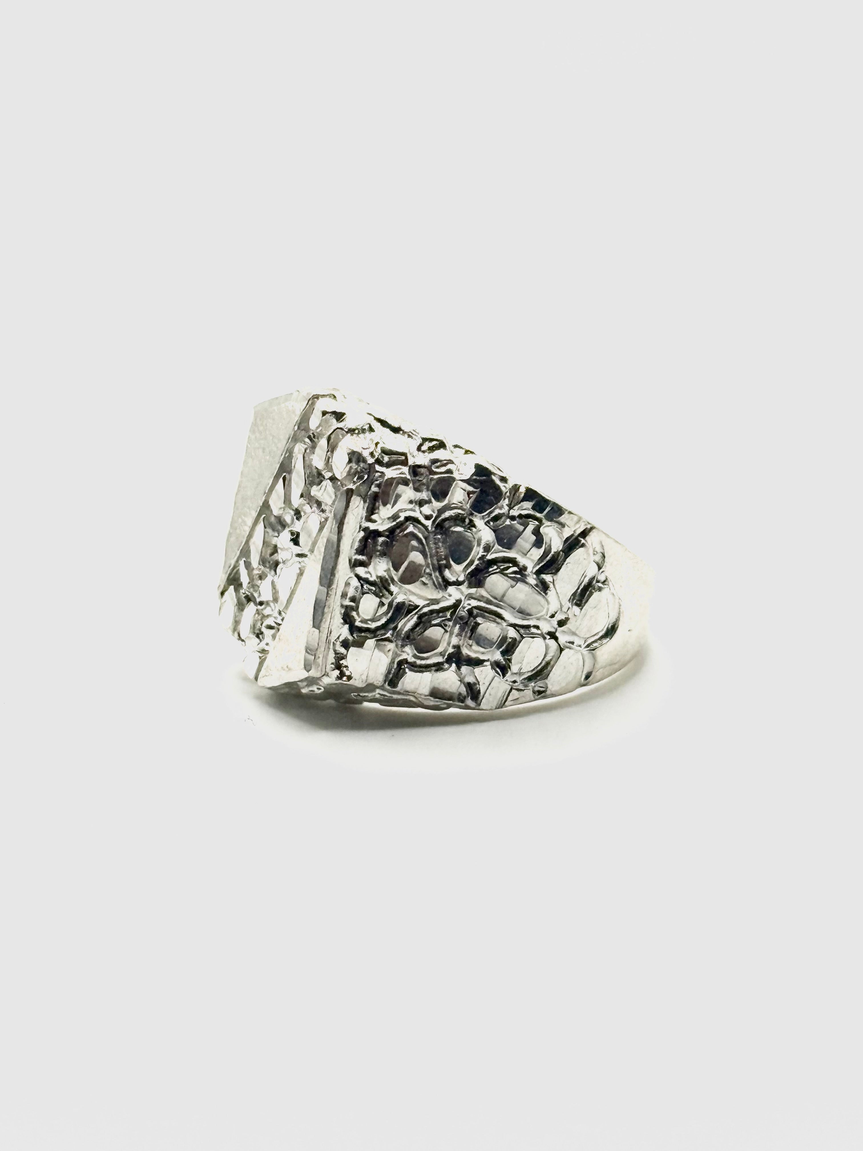 Men’s nugget ring