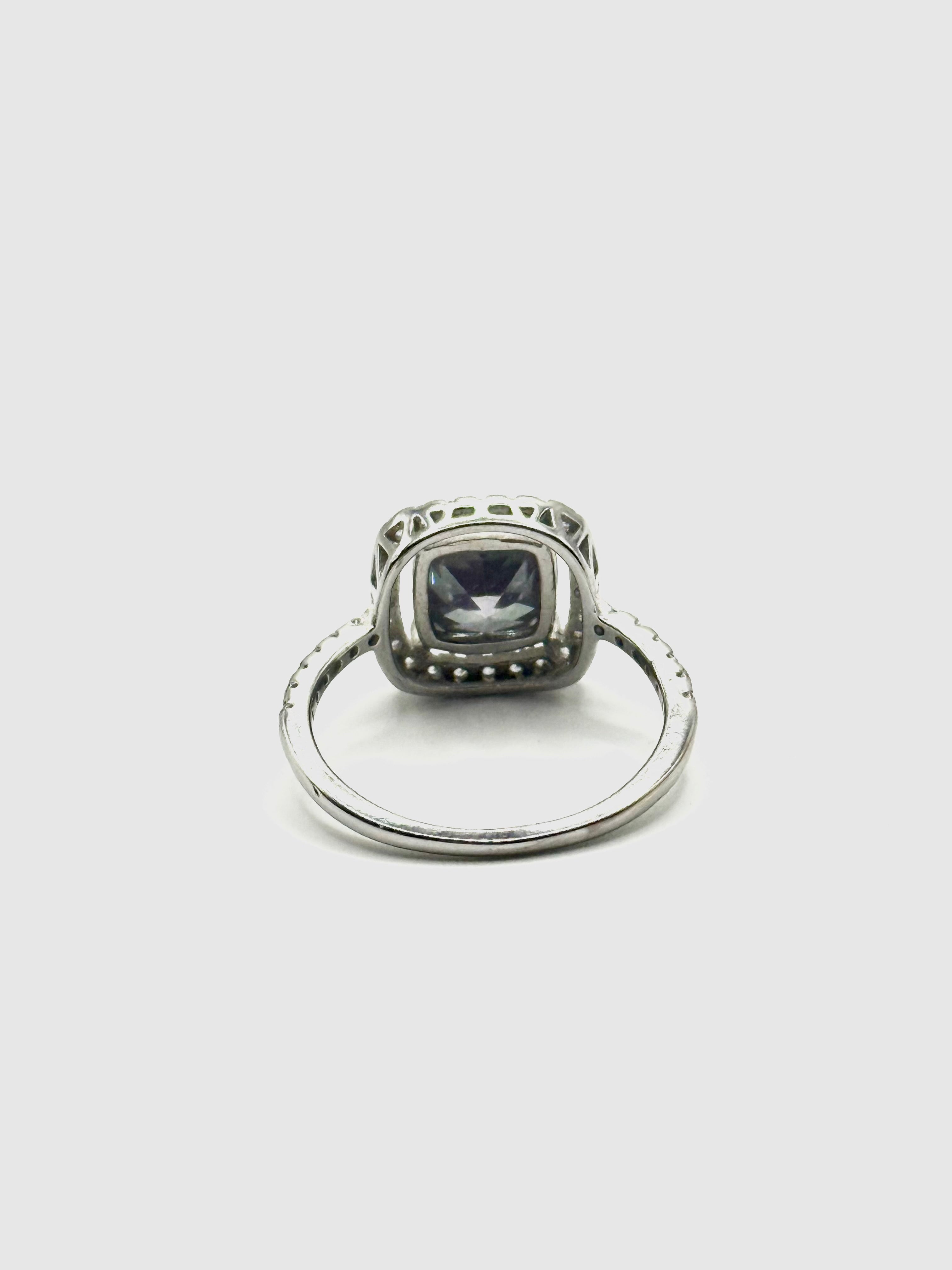 Woman’s galaxy colored stone