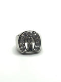 Santa Muerte mens ring