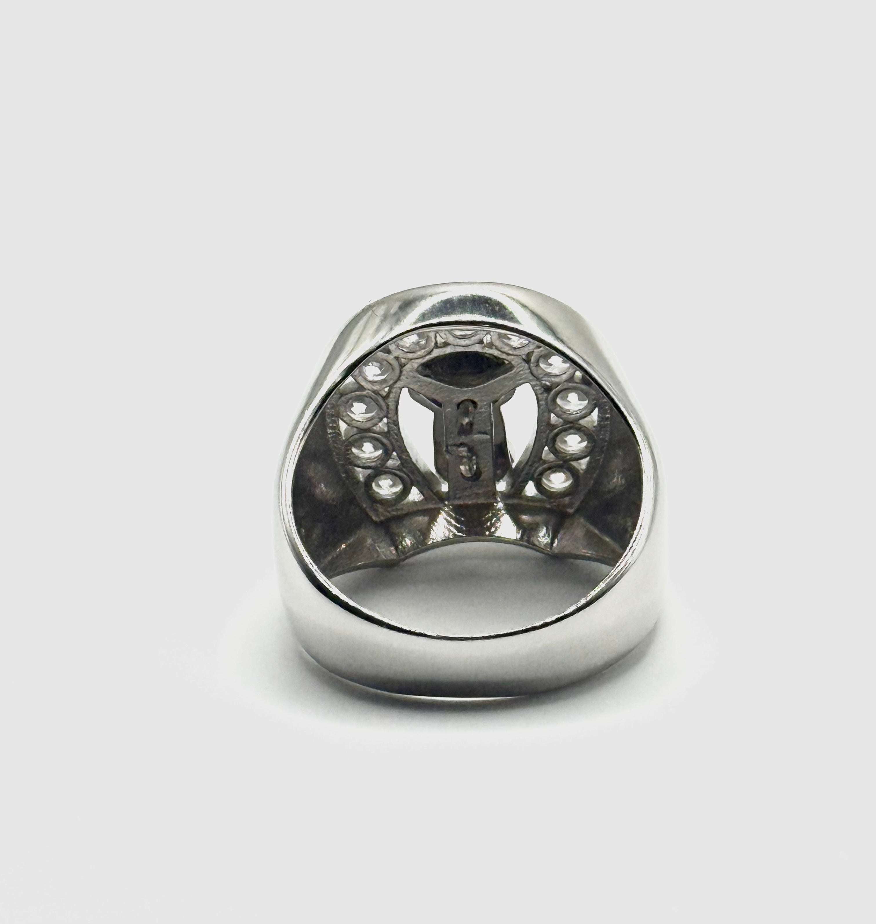 Santa Muerte mens ring