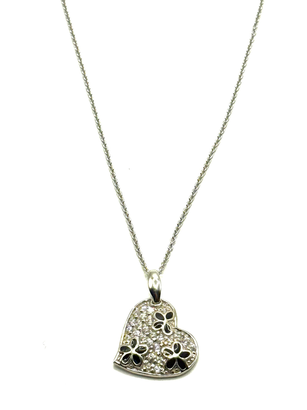 Woman’s heart necklace