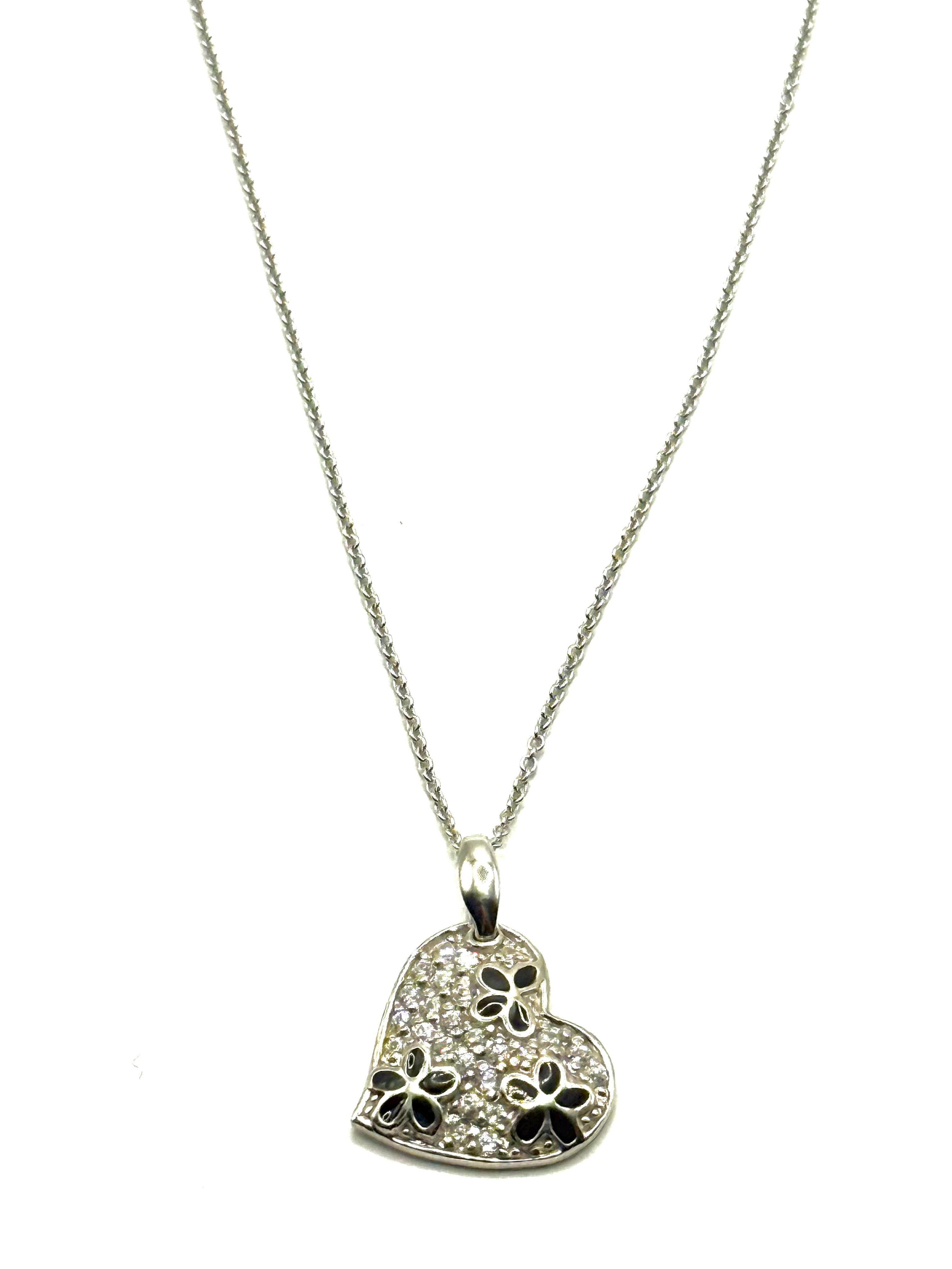 Woman’s heart necklace