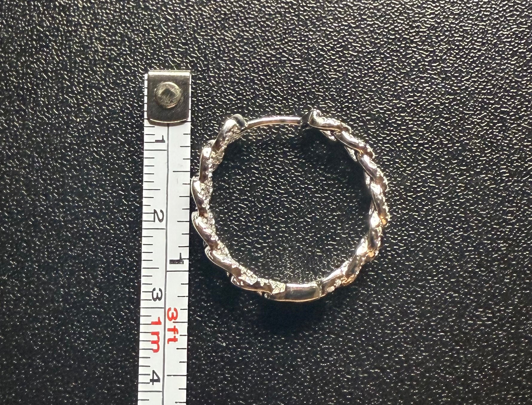 Woman’s Cuban style earrings