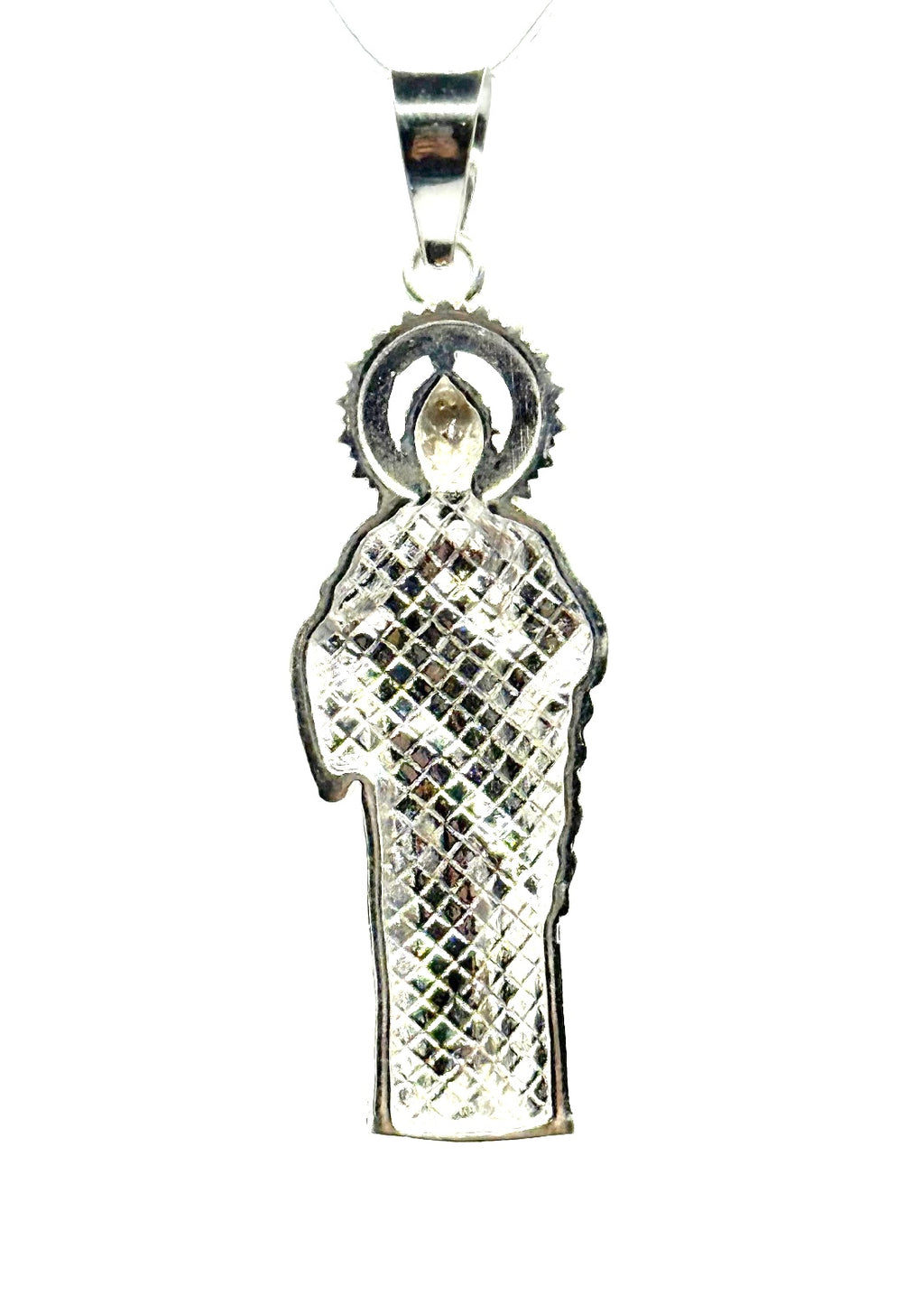 Plain silver San Judas