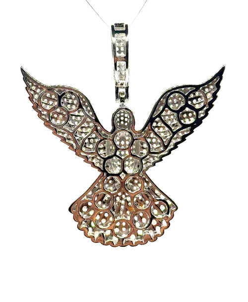 American eagle iced out pendant