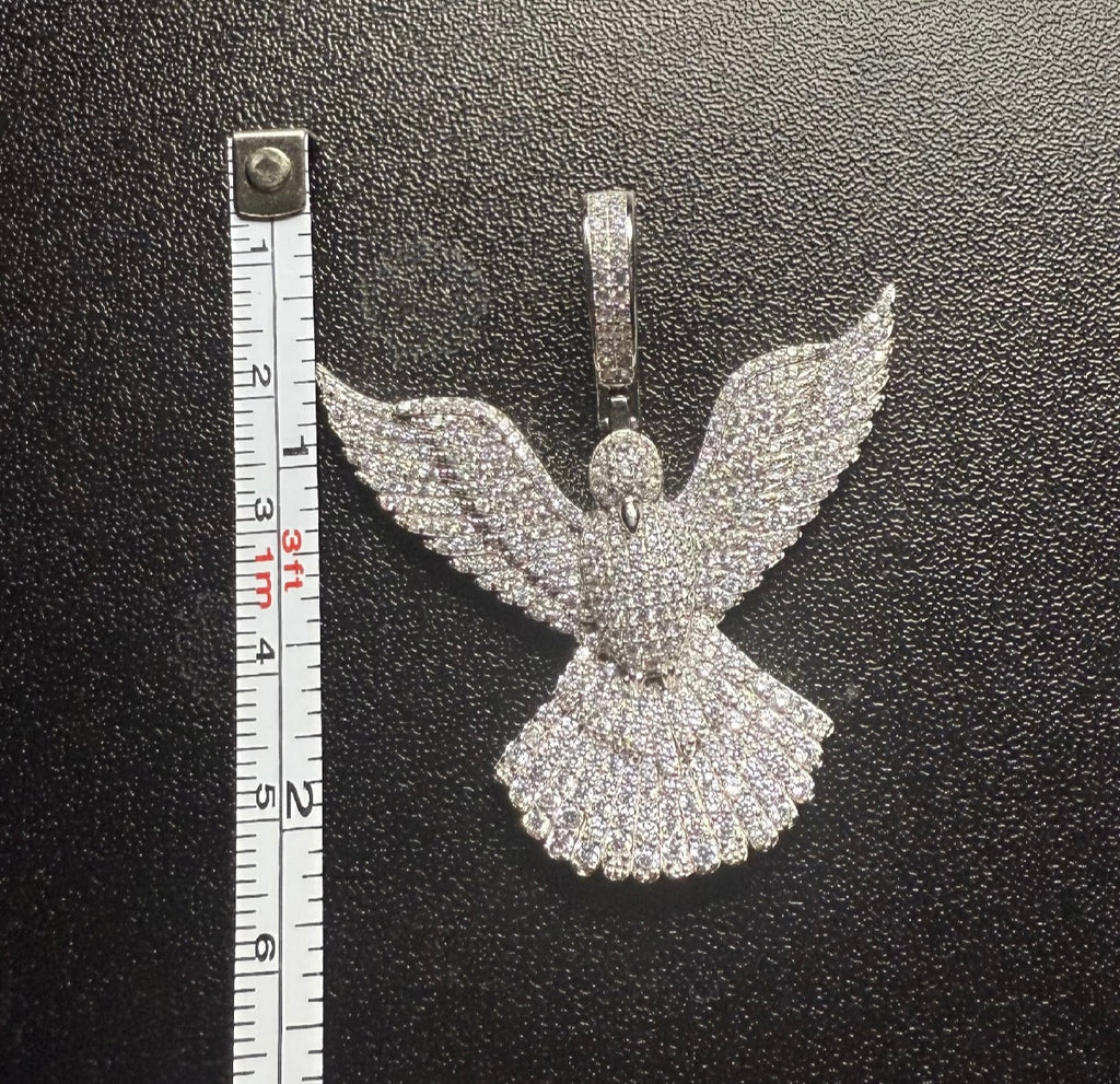 American eagle iced out pendant