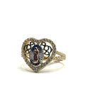 Woman’s 14k gold heart ring