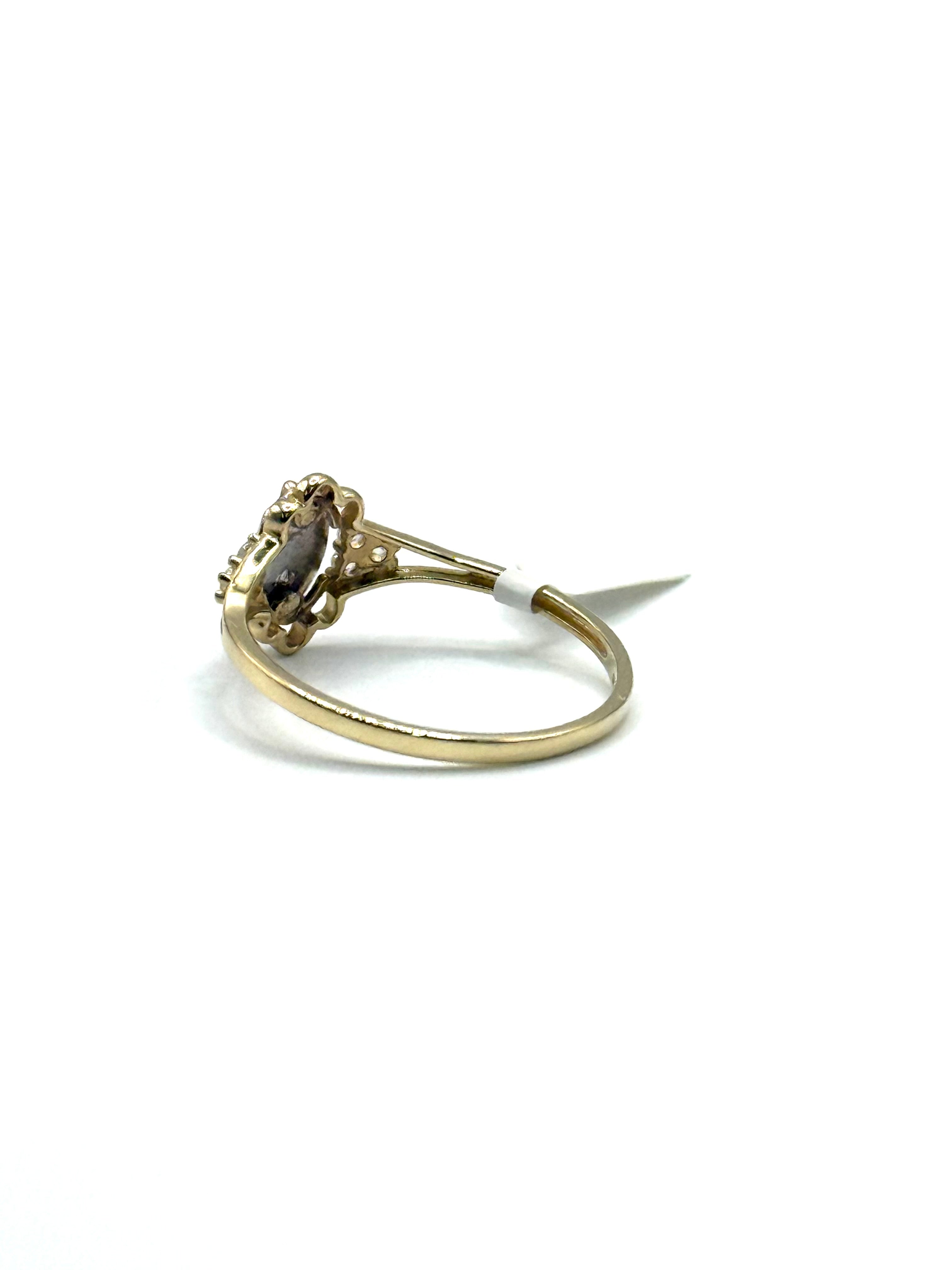 Virgin Mary oval ring
