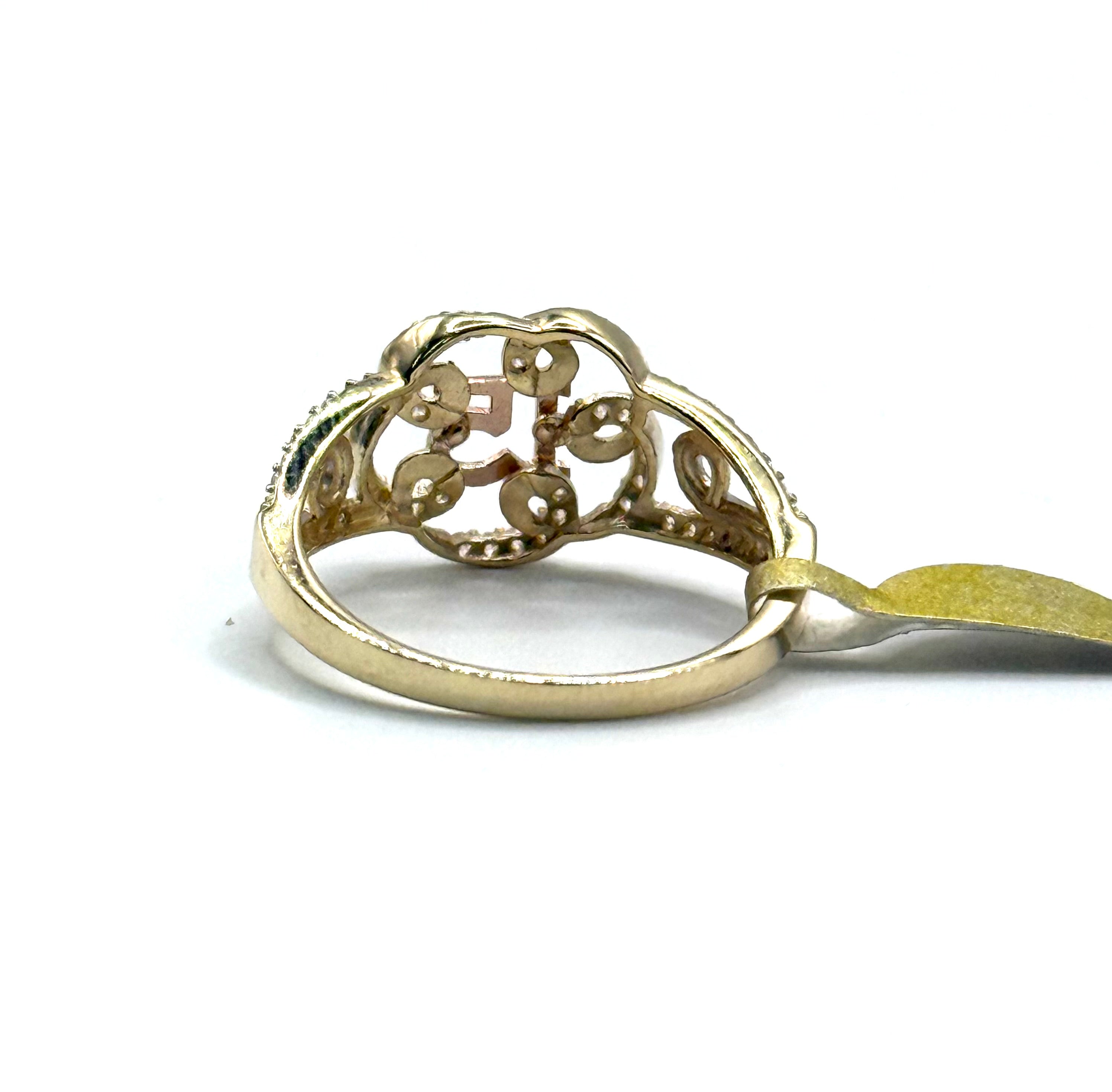 15 años flower ring