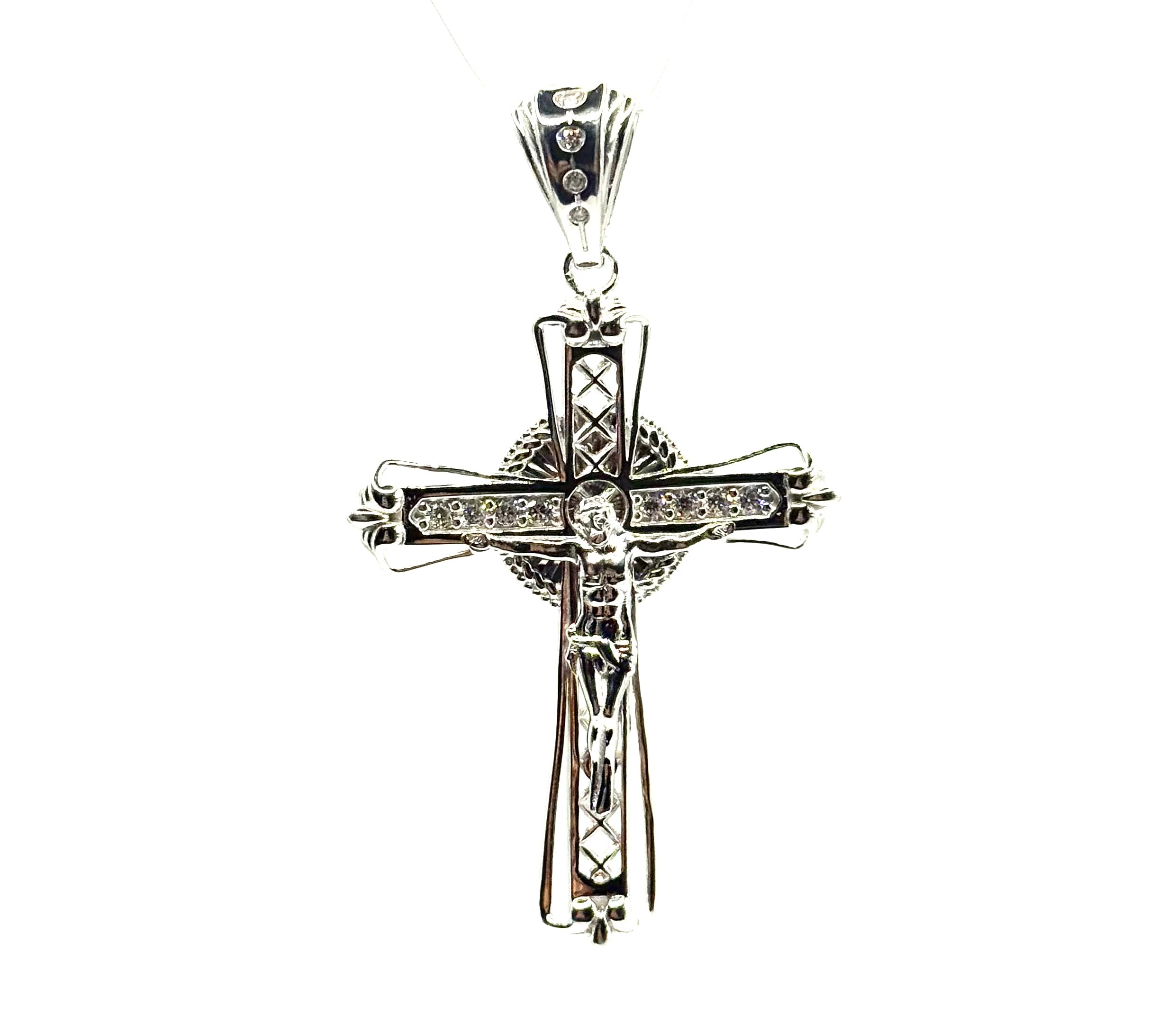 Men’s sterling silver Rhoduim cross