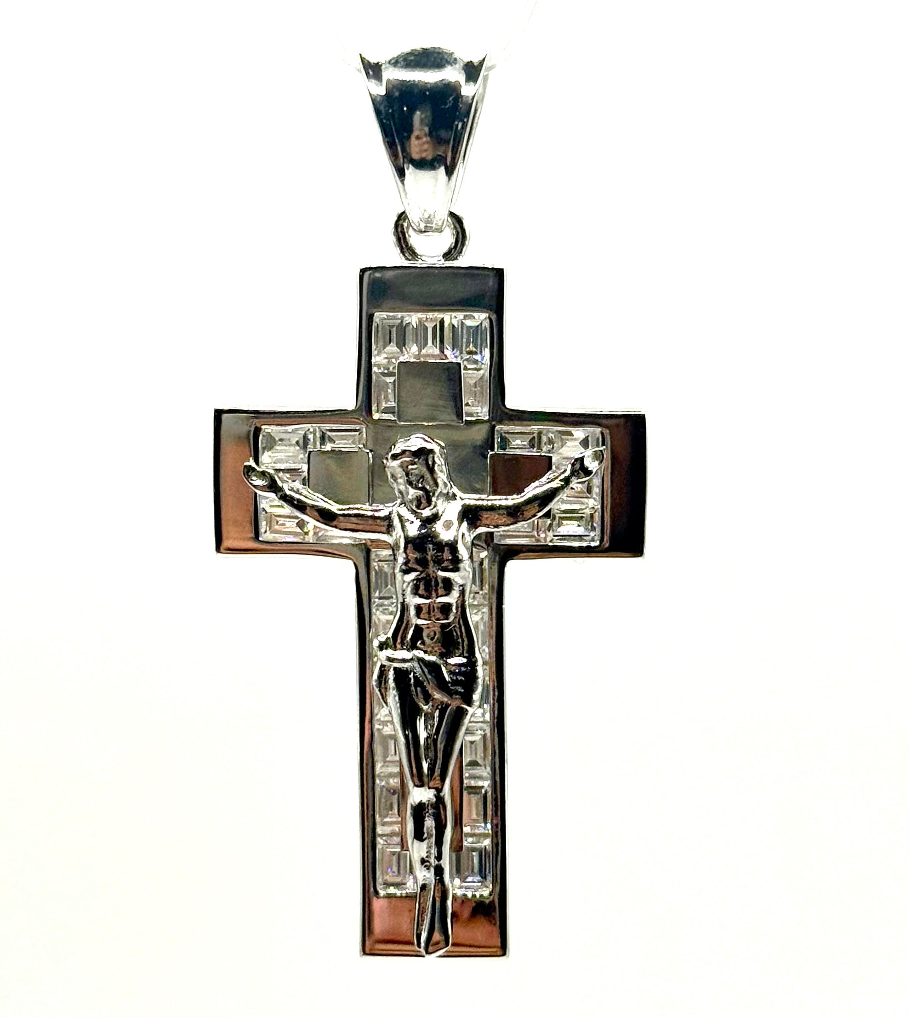Men’s emerald design cross