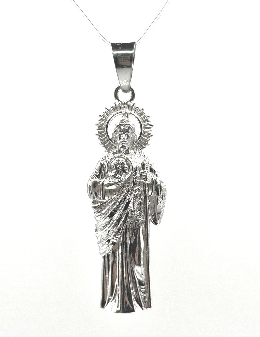 Plain silver San Judas