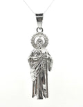 Plain silver San Judas