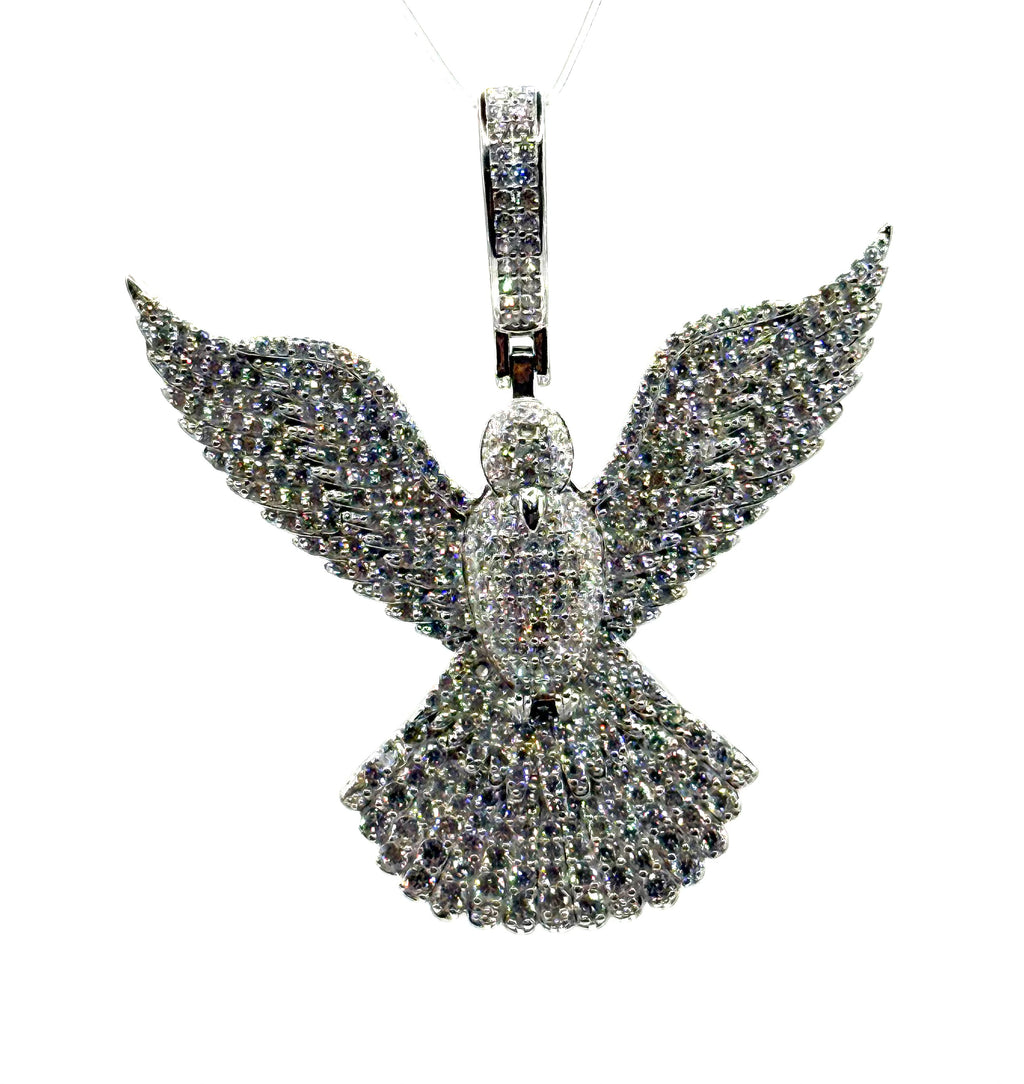 American eagle iced out pendant